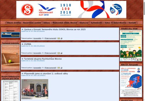 Zobrazit webové stránky Sportovní areál u Sokolovny Blovice