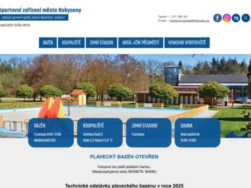 Sportovní zařízení města Rokycany