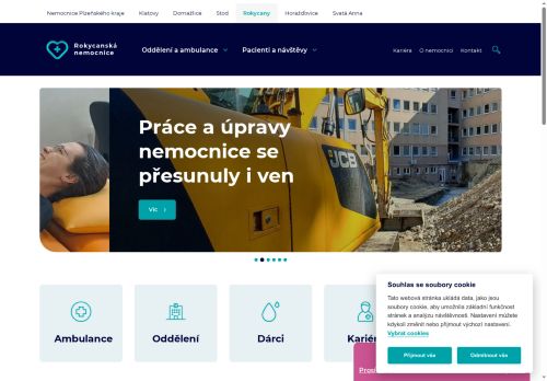 Zobrazit webové stránky Rokycanská nemocnice