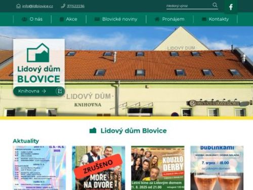 Městské kulturní středisko Lidový dům Blovice