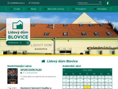 Městské kulturní středisko Lidový dům Blovice