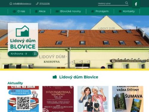 Městské kulturní středisko Lidový dům Blovice