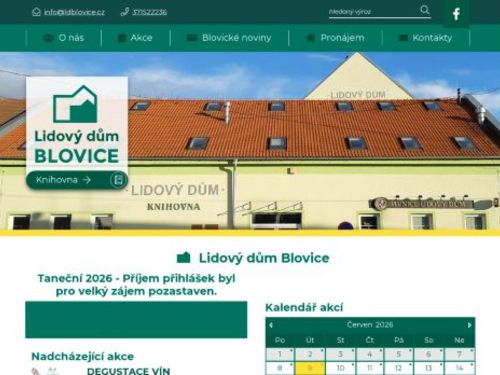 Městské kulturní středisko Lidový dům Blovice