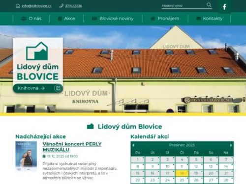 Městské kulturní středisko Lidový dům Blovice