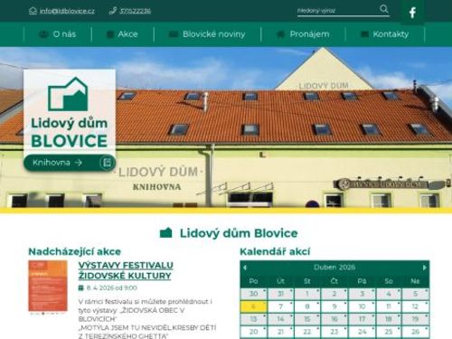 Městské kulturní středisko Lidový dům Blovice