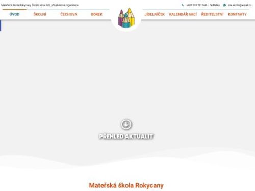 Mateřská škola Rokycany, Školní ulice 642