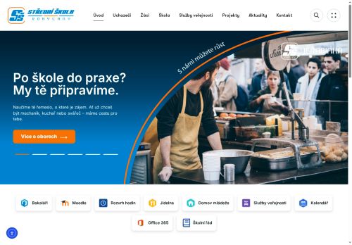 Zobrazit webové stránky Střední škola Rokycany, Jeřabinová