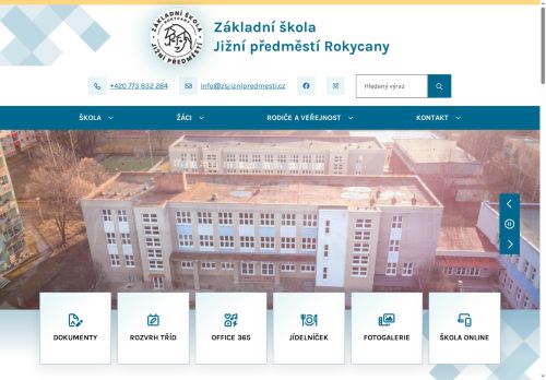 Zobrazit webové stránky Základní škola Jižní předměstí Rokycany