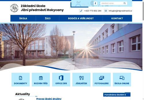 Zobrazit webové stránky Základní škola Jižní předměstí Rokycany