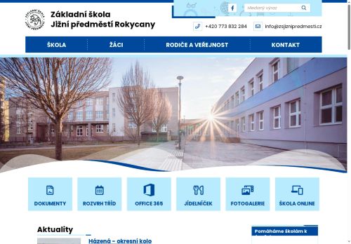Zobrazit webové stránky Základní škola Jižní předměstí Rokycany