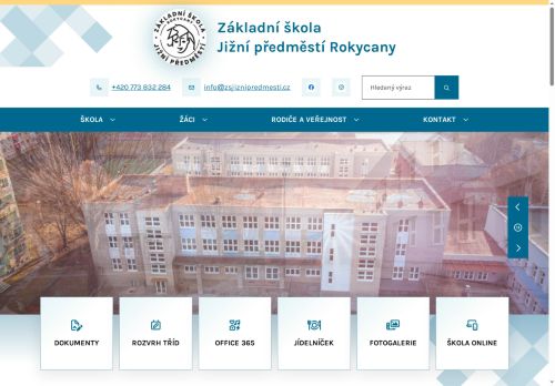 Zobrazit webové stránky Základní škola Jižní předměstí Rokycany