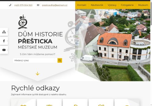 Zobrazit webové stránky Dům historie Přešticka