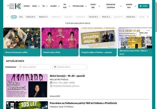 Zobrazit webové stránky Kulturní a komunitní centrum Přeštice