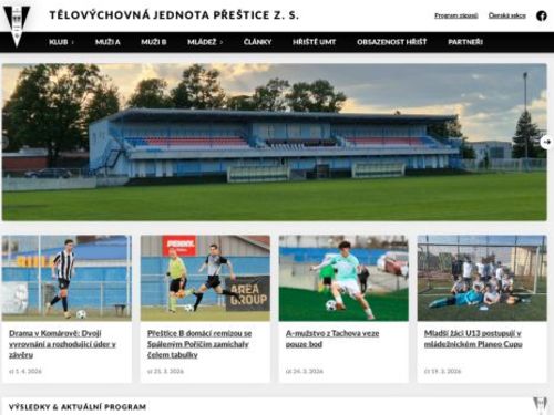 TJ Přeštice - fotbalový oddíl