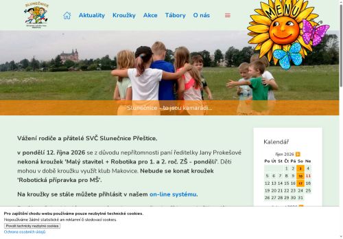 Zobrazit webové stránky Středisko volného času Slunečnice Přeštice