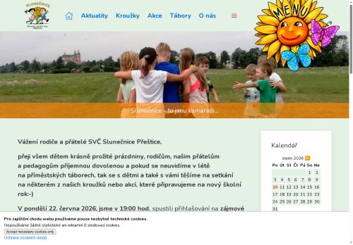 Zobrazit webové stránky Středisko volného času Slunečnice Přeštice