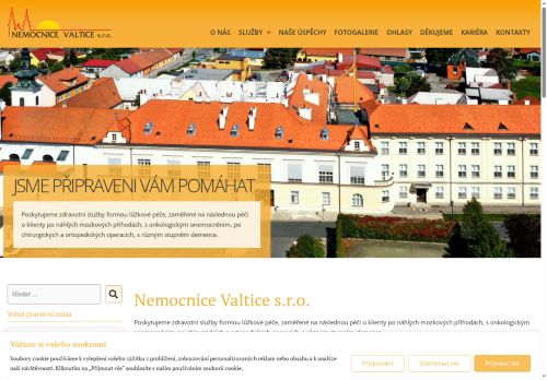 Webové stránky Valtice - servis s.r.o., Valtice