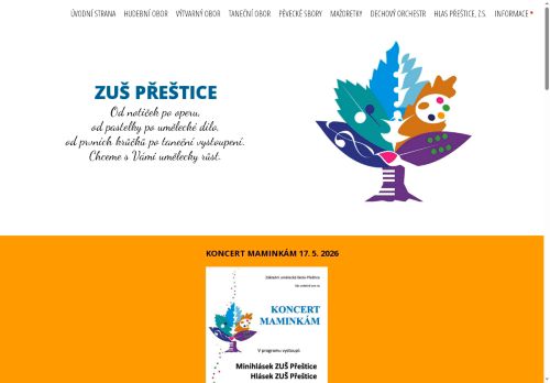 Zobrazit webové stránky Základní umělecká škola Přeštice