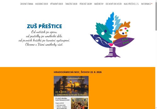 Zobrazit webové stránky Základní umělecká škola Přeštice