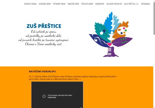 Zobrazit webové stránky Základní umělecká škola Přeštice