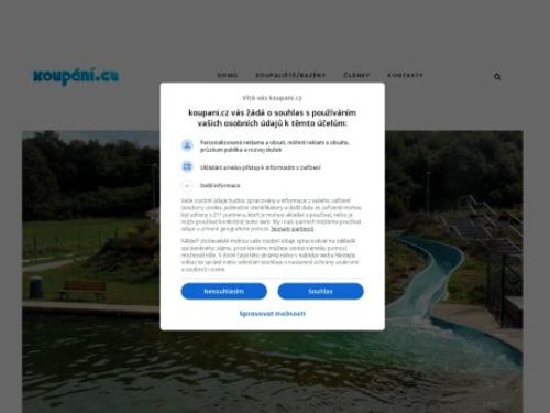 Přírodní koupací biotop Blovice