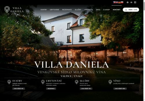 Daniela Valentová spol. s.r.o. nabízí práci na pozici POKOJSKÁ  M/Ž v obci Valtice