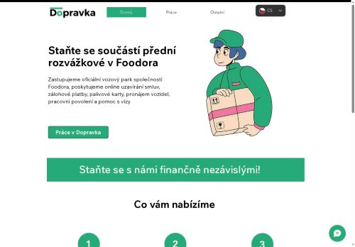 DeliveryHub s.r.o. nabízí práci na pozici Kurýři - doručovatelé balíků a jídla v obci Brno