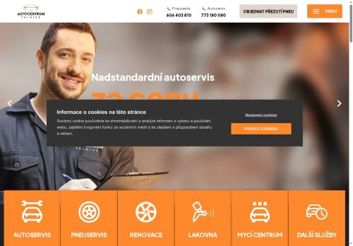 Webové stránky Autocentrum Telnice s.r.o., Telnice