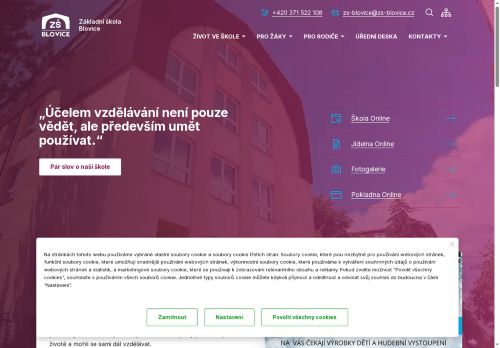 Zobrazit webové stránky Základní škola Blovice