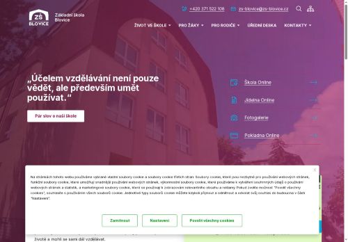 Zobrazit webové stránky Základní škola Blovice