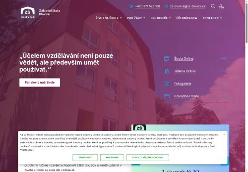 Zobrazit webové stránky Základní škola Blovice