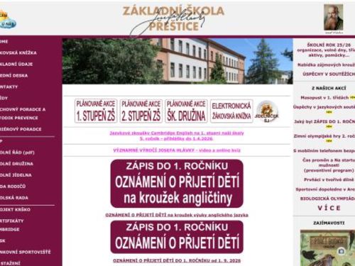 Základní škola Josefa Hlávky Přeštice