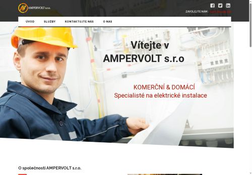 AMPERVOLT s.r.o. nabízí práci na pozici řidiči osobního auta v obci Praha