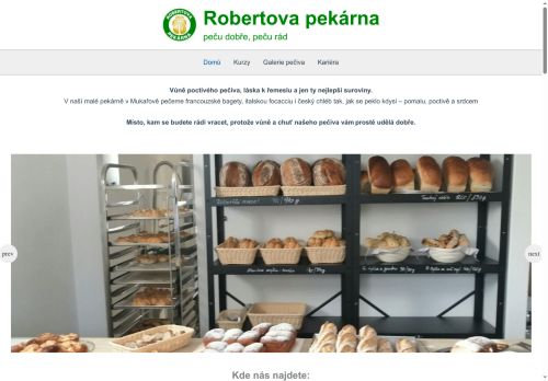 Webové stránky Klára Mencl, Mukařov