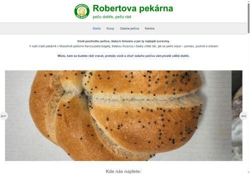 Klára Mencl nabízí práci na pozici Pekař/ka v obci Mukařov