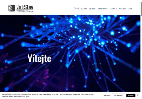 Webové stránky VlachStav - výstavby SEK s.r.o., Kroměříž