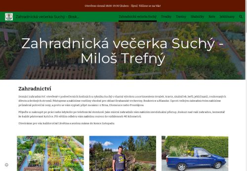 Zobrazit webové stránky Zahradnická večerka