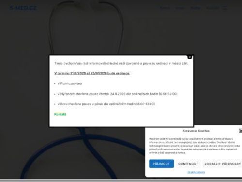 Praktický lékař pro dospělé S-MED - MUDr. Vojtěch Skřivánek