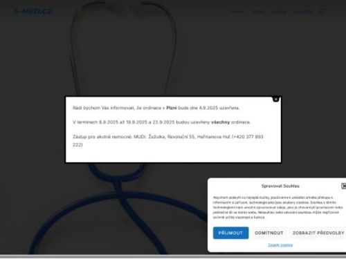 Praktický lékař pro dospělé S-MED - MUDr. Vojtěch Skřivánek