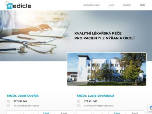 Praktický lékař pro dospělé - MUDr. Lucie Dvořáková