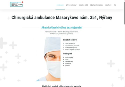 Zobrazit webové stránky Chirurgická ambulance Odborné zdravotnické zařízení s.r.o. - MUDr. Petr Mašek