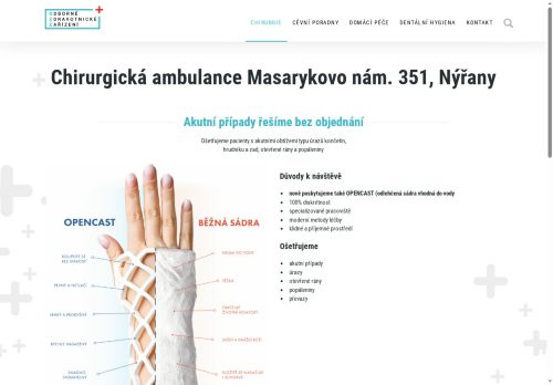 Zobrazit webové stránky Chirurgická ambulance Odborné zdravotnické zařízení s.r.o. - MUDr. Petr Mašek
