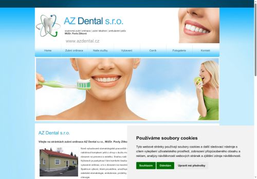 Zobrazit webové stránky Zubní ordinace AZ Dental s.r.o. - MUDr. Pavla Zítková