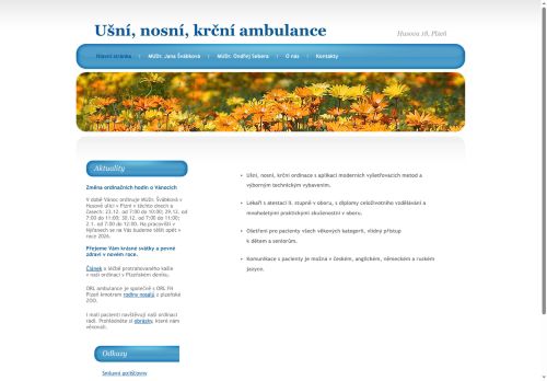 Zobrazit webové stránky ORL - MUDr. Ondřej Sebera