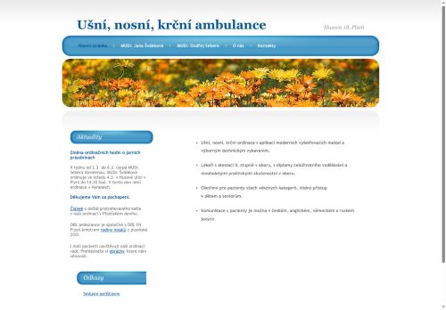 Zobrazit webové stránky ORL - MUDr. Jana Švábková