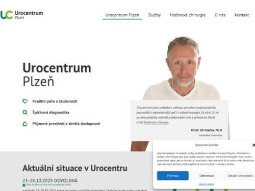 Urologická ambulance Urocentrum Plzeň - MUDr. Jiří Klečka, PhD.