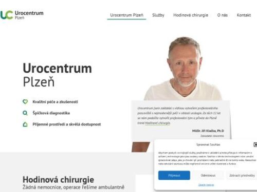 Urologická ambulance Urocentrum Plzeň - MUDr. Jiří Klečka, PhD.