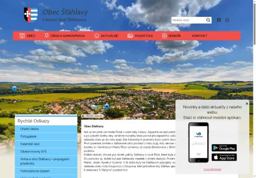 Zobrazit webové stránky Obecní úřad Šťáhlavy
