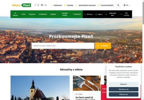 Zobrazit webové stránky Magistrát města Plzeň
