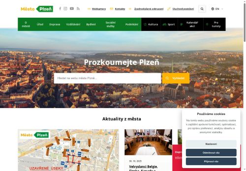 Zobrazit webové stránky Magistrát města Plzeň